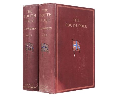 Amundsen (Roald). The South Pole, An Account of the Norwegian Antarctic Expedition in the "Fram," 1910-1912, 1st edition in E