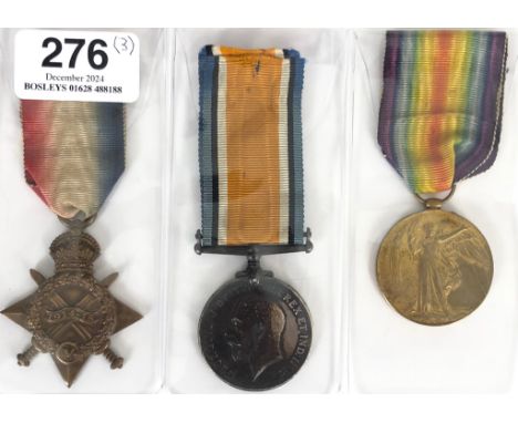 Army Veterinary Corps / Royal Field Artillery WW1 MM Winners Campaign Medals (MM ABSENT).  Awarded to Driver George Richard H