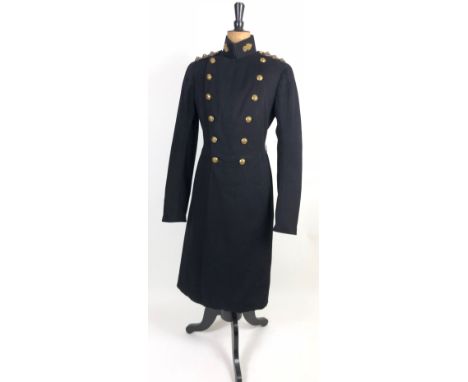 Royal Artillery Officer's Frock Coat A good post 1901 example of the universal pattern, blue double-breasted coat with six gi