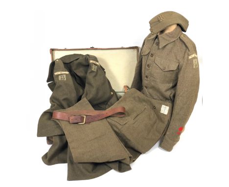 WW2 Surrey (Egham &amp; Chertsey) Home Guard Uniform. A rare grouping worn by a Private of the 10th (Egham &amp; Chertsey) Bn