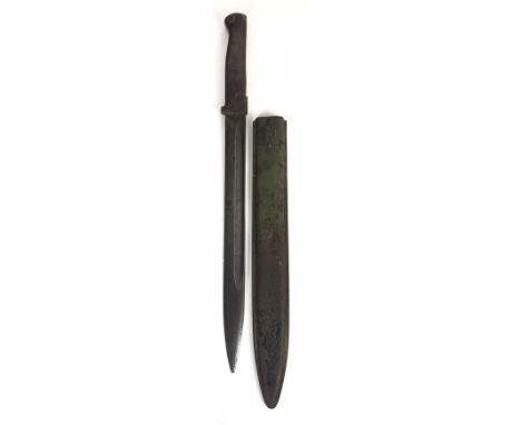 WW1 Imperial German Ersatz M88/98 Knife Bayonet  A good example of the all steel bayonet. Single edged blade, the pressed ste