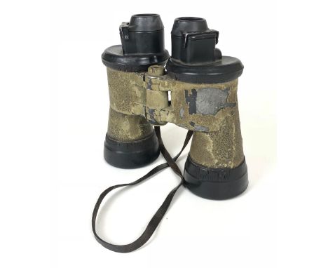 WW2 German Third Reich Kriegsmarine U-Boat Binoculars.  A pair of 7 x 50 U Boat binoculars believed by Carl Zeiss and Kriegsm