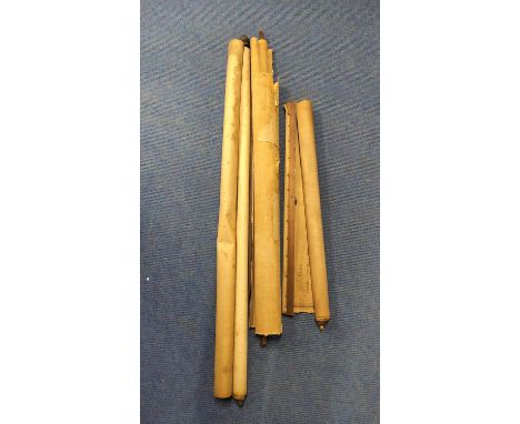 STOBIE MATHEW.&nbsp;&nbsp;A Map of Roxburgh Shire or Tiviotdale. Eng. map, hand col. in outline, poor cond. Rolled. 38" wide.