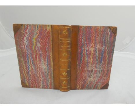 GILL MRS.&nbsp;&nbsp;Six Months in Ascension, An Unscientific Account of a Scientific Expedition. Eng. frontis map. Half calf