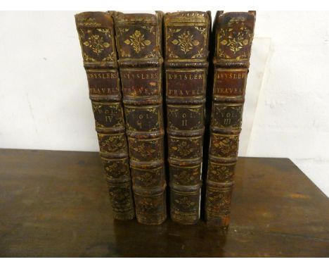 KEYSLER JOHN GEORGE.&nbsp;&nbsp;Travels Through Germany, Bohemia, Hungary, Switzerland, Italy and Lorrain. 4 vols. Eng. map f