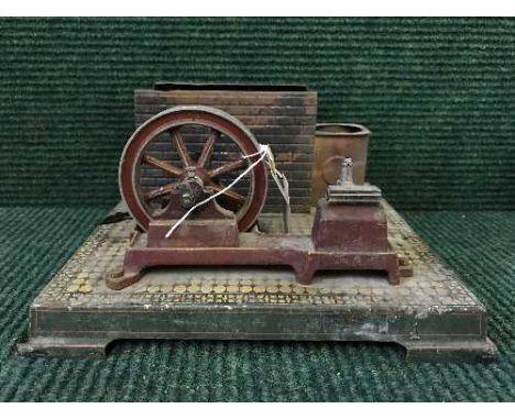 An early twentieth century tin plated engine