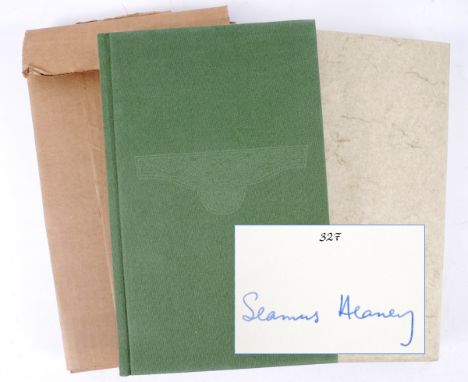 Heaney, Seamus. Sweeney Astray, signed limited edition.Farrar, Straus, Giroux, New York, 1983, first American edition, 86pp. 