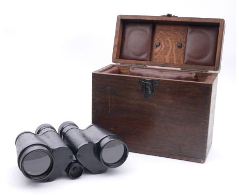 1917 Marine-Nachtglas binoculars by C.P. Goerz; Berlin. Marked on the left back-plate "C.P. Goerz - Berlin" and marked on the