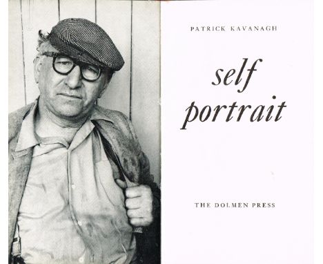 Kavanagh, Patrick. Self Portrait1963, first edition, dust jacket illustrated with portrait photograph of Kavanagh. Other Note