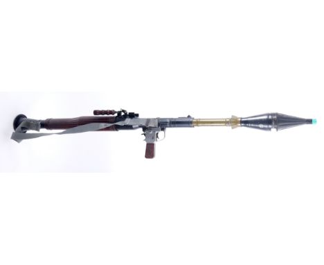 Type 69 RPG7 rocket launcher and inert rocket-propelled grenade.A shoulder-launched, anti-tank, rocket-propelled grenade laun