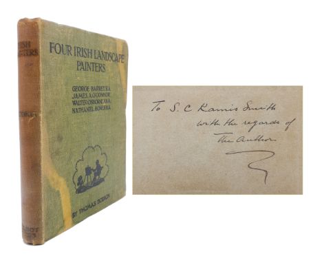 Bodkin, Thomas. Four Irish Landscape Painters, presentation copy.George Barret, R. A., James A. O'Connor, Walter F. Osborne, 
