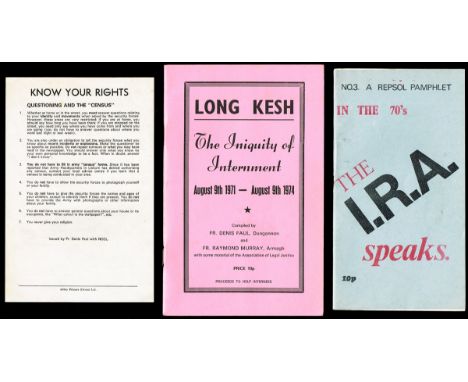 1970-1982 Irish Republican Army publications.Ó Fearghail, Seán Óg. Law (?) and Orders: The Belfast Curfew of 3-5 July, 1970. 