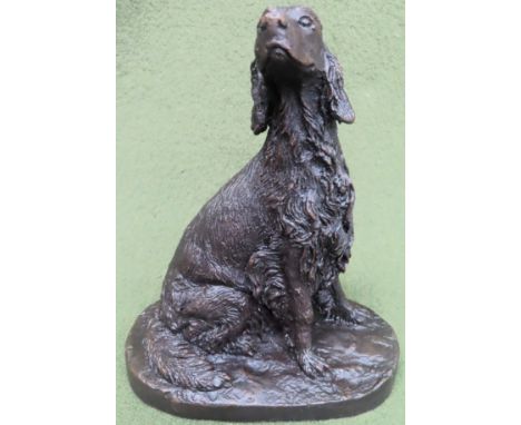 Vintage bronze figure of a seated Greyhound, After Antoine Louis Barye, signed Barye.  Approx. 17cms H
reasonable used condit