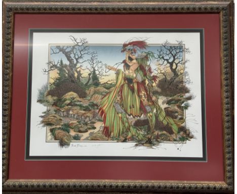 J C Graham IllingworthForest FlameA limited edition silkscreen print, No.162/295Signed 54.5 x 76cm
