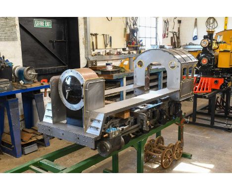 Part Constructed  10 1/4" Gauge 0-8-0 Tender Locomotive with parts and numerous drawings from Roll Model Inc 72", 183cm (no t