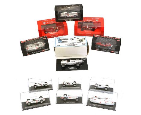 Minichamps Silver Arrows  Auto Union Typ C Stromlinie, 2xAuto Union Typ D, Auto Union Typ C, Auto Union Typ A, Mercedes Benz 