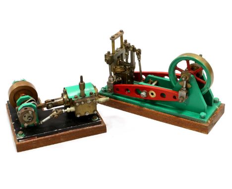 Kit Built Stationary Engines (i) Beam engine, with single vertical cylinder and beam mounted beneath flywheel 8", 20cm long (