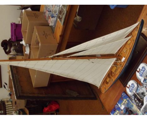 Model of a yacht 