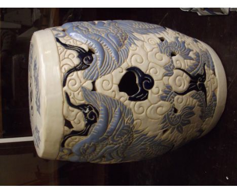 Ceramic garden seat