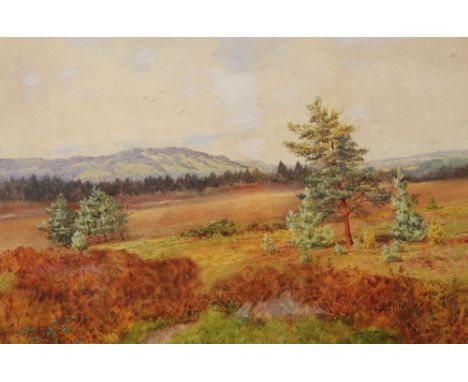 James MatthewsLandscape sceneWatercolourTogether with three other watercolours and two overpainted prints