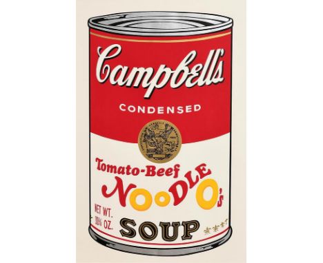 Andy Warhol (1928-1987)Tomato-Beef Noodle O´s, from Campbell's Soup II, 1969 (F. & S. II.61)screenprint in colours on smooth 