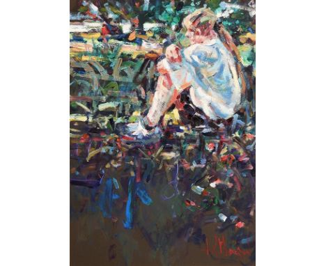 Arthur K. Maderson (b.1942)Evening Study, Inishfreeoil on boardsigned lower right and titled verso84 x 59cm (33.1 x 23.2in)Pr