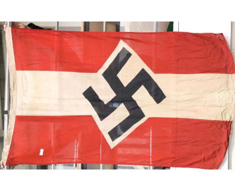 German Third Reich type Hitler Youth flag, 130 x 85 cm. P&amp;P Group 1 (£14+VAT for the first lot and £1+VAT for subsequent 