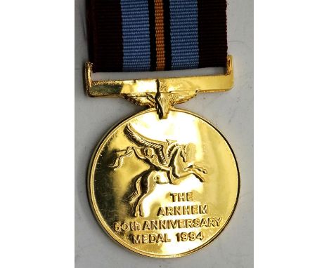 Elizabeth II British Arnhem WWII anniversary medal in fitted box. P&amp;P Group 1 (£14+VAT for the first lot and £1+VAT for s