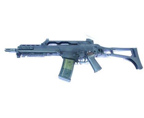Heckler &amp; Koch gas operated G36C, With two magazines. P&amp;P Group 3 (£25+VAT for the first lot and £5+VAT for subsequen
