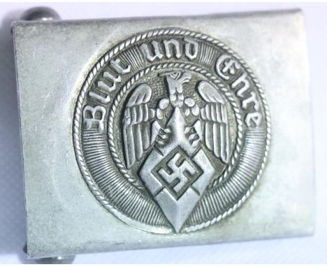 German Third Reich type Hitler Youth belt buckle. P&amp;P Group 1 (£14+VAT for the first lot and £1+VAT for subsequent lots) 
