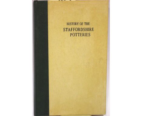 History of the Staffordshire Potteries 1829, rebound. P&amp;P Group 1 (£14+VAT for the first lot and £1+VAT for subsequent lo