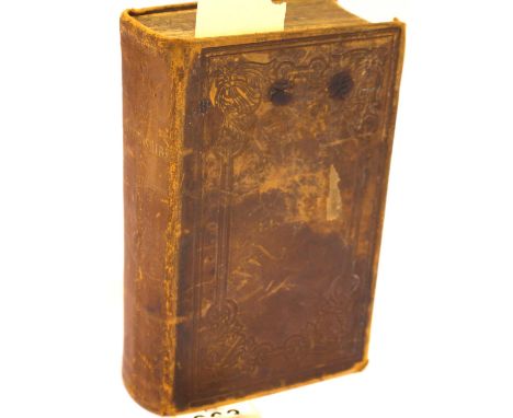History, Gazetteer and Directory of Staffordshire and Litchfield by William White 1851, leather bound. P&amp;P Group 1 (£14+V