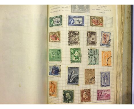 Ace Herald stamp album with world contents. P&amp;P Group 1 (£14+VAT for the first lot and £1+VAT for subsequent lots) 