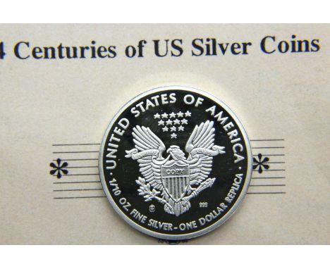 2011 silver 1 dollar encapsulated with CoA. P&amp;P Group 1 (£14+VAT for the first lot and £1+VAT for subsequent lots) 