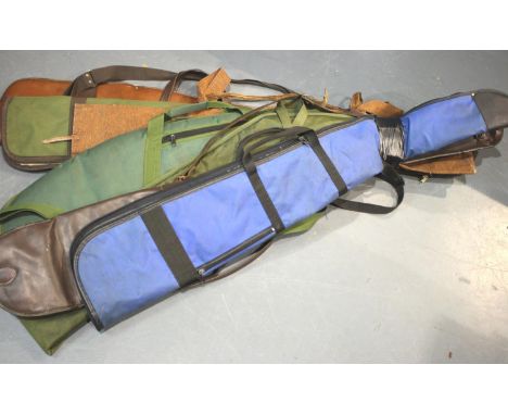 Seven various rifle / shotgun bags. P&amp;P Group 3 (£25+VAT for the first lot and £5+VAT for subsequent lots) 