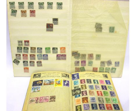 Two vintage stamp albums with world contents.  P&amp;P Group 1 (£14+VAT for the first lot and £1+VAT for subsequent lots) 