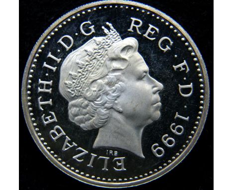 £1 mint 1999 Scottish Lion. P&amp;P Group 1 (£14+VAT for the first lot and £1+VAT for subsequent lots) 