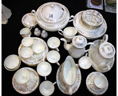 Substantial Mayfair tea and dinner service of 60 pieces. Not available for in-house P&amp;P, contact Paul O'Hea at Mailboxes 