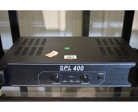 SPL Series 400 amplifier. P&amp;P Group 3 (£25+VAT for the first lot and £5+VAT for subsequent lots) 