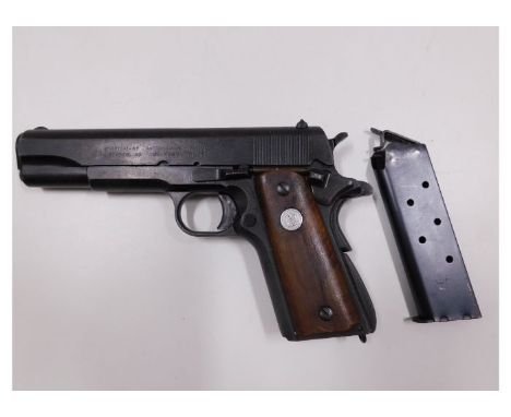 A reproduction Colt M1911 US army pistol