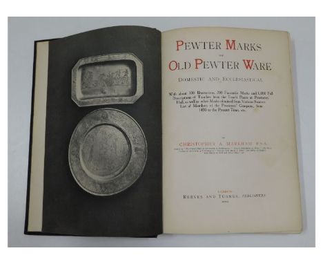 Book: Pewter Marks &amp; Old Pewter War, Christopher R. Maker