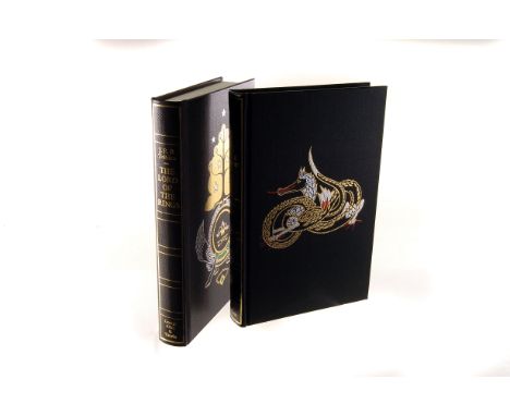 J.R.R Tolkein, 'The Lord of the Rings' and 'The Hobbit' De Luxe Editions,  published by Allen and Unwin, 1985, in presentatio