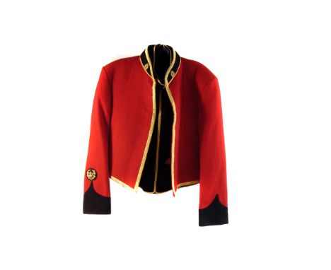 A military mess dress uniform, with trousers, waistcoat & jacket