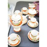 Oriental tea service
