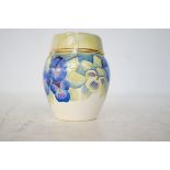 Moorcroft pansy enamel ginger jar