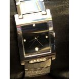 Tungsten Swiss quartz watch with date in box