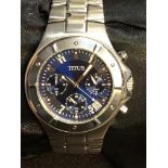 Gents Titus chronograph watch with date