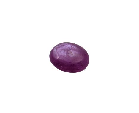 1 loser Sternrubin von 8,47 ct guter Zustand, inkl. GCI Zertifikat. (LN06/21, 30)| Loose star ruby of 8.47 ct, good condition