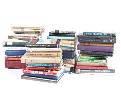 Cine Film Theory Books, books covering 16mm, 8mm home movie production, how to edit, title, produce home movies, titles inclu