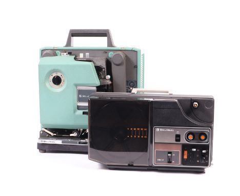 Five Bell &amp; Howell Sound Projectors, a 16mm 1592, with 2" f/1.2 lens, an 8mm Filmosonic DCR, with 15-25mm f/1.4 lens, in 